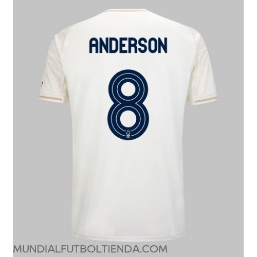 Camiseta Nottingham Forest Elliot Anderson #8 Segunda Equipación Replica 2025-26 mangas cortas